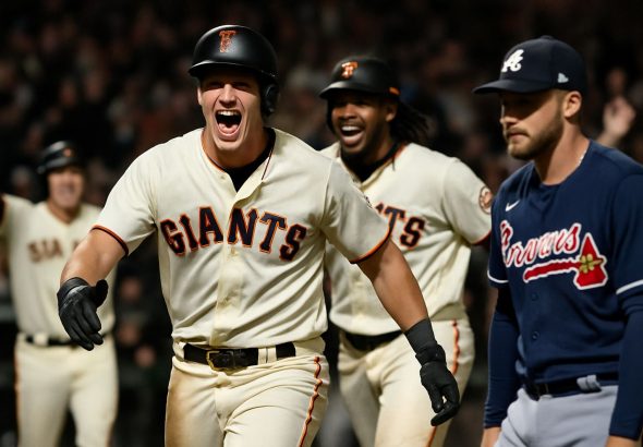 Giants Stun Braves in Chaotic Extra Innings: Wild Pitch Sends San Francisco to Third Straight Victory