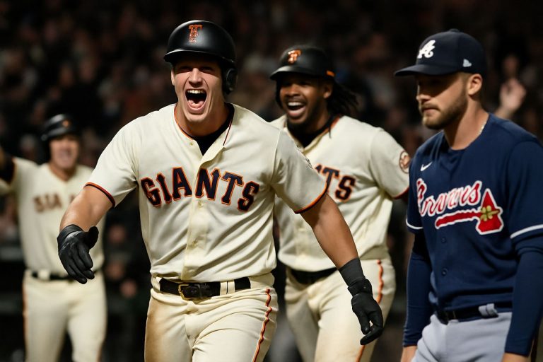 Giants Stun Braves in Chaotic Extra Innings: Wild Pitch Sends San Francisco to Third Straight Victory