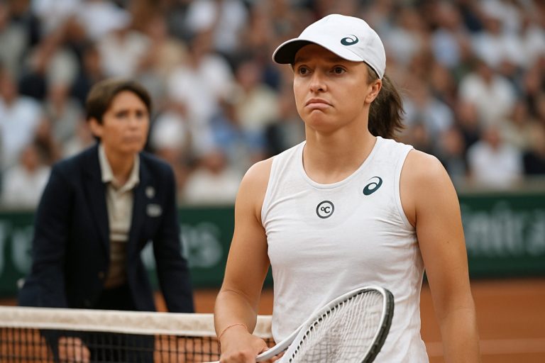 Iga Swiatek’s 26-Match French Open Reign Shattered in Semifinal Drama: Umpire Row, Defeat, and What’s Next
