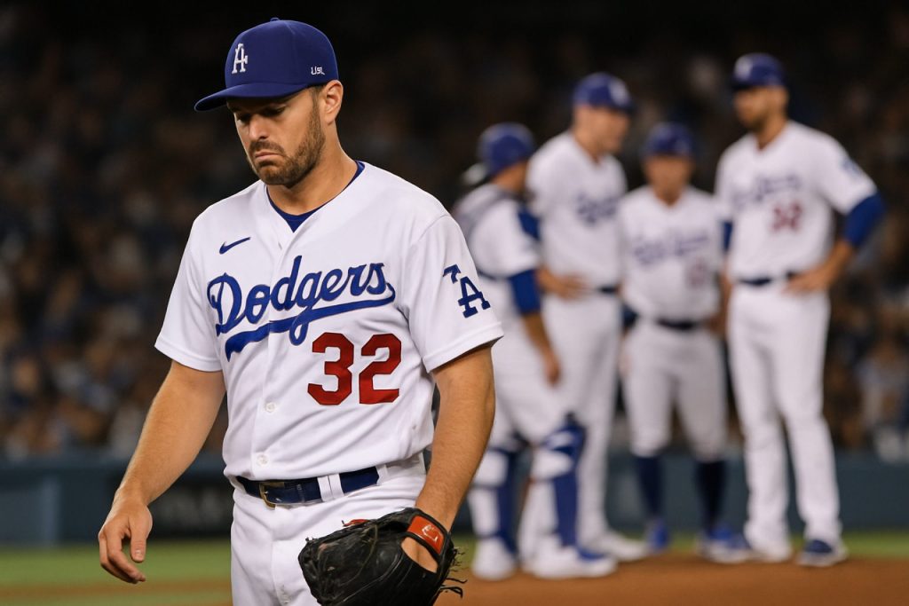 Dodgers’ $72 Million Gamble Backfires: Bullpen in Crisis as Injuries Mount and Scott Struggles Dodgers’ $72 Million Gamble Backfires: Bullpen in Crisis as Injuries Mount and Scott Struggles